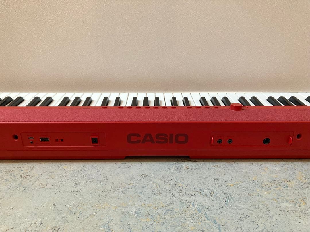 CASIO CT-S1 レッド 61鍵 電子キーボード 本体