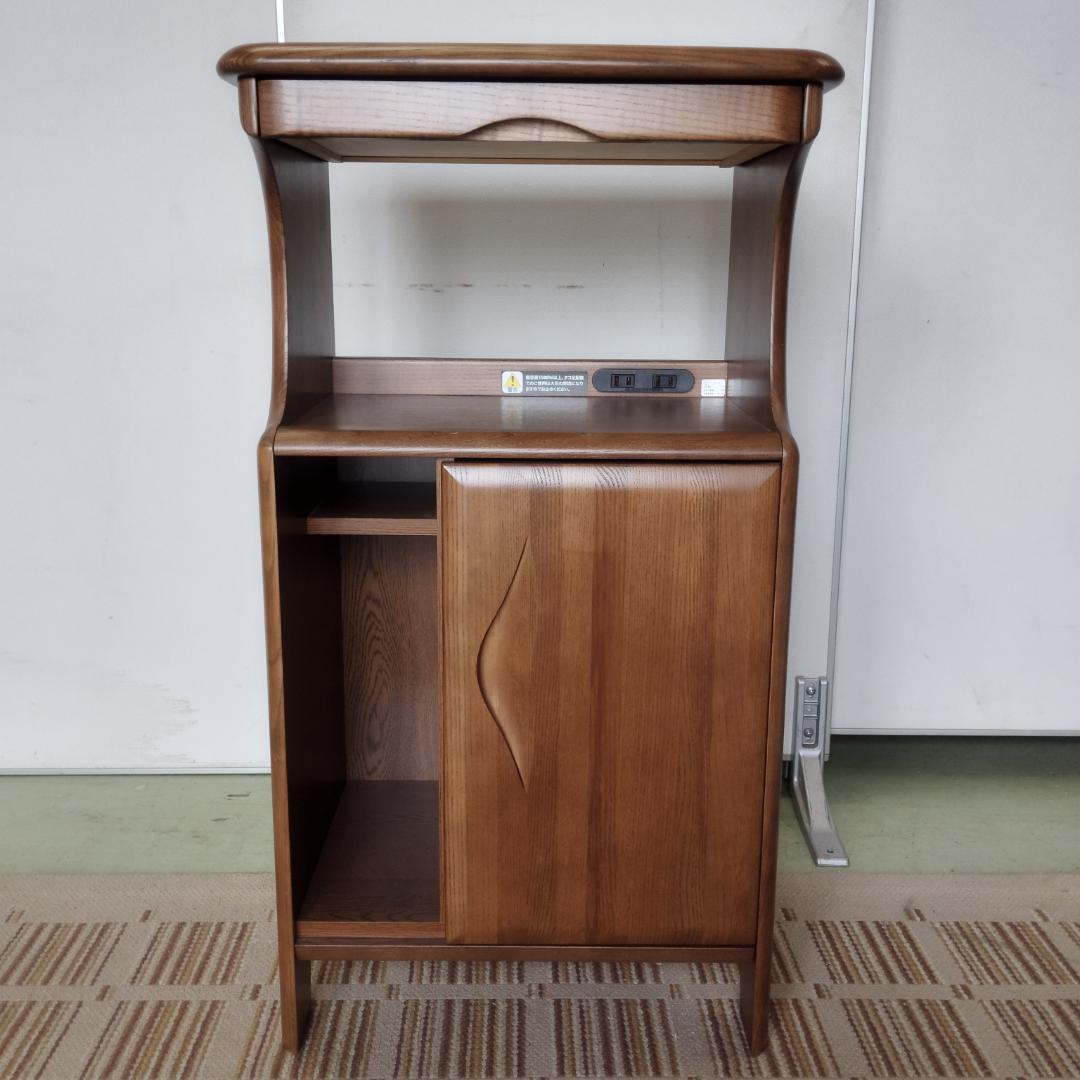 Karimoku カリモク 電話台 FAX台 飾り棚 リビング収納