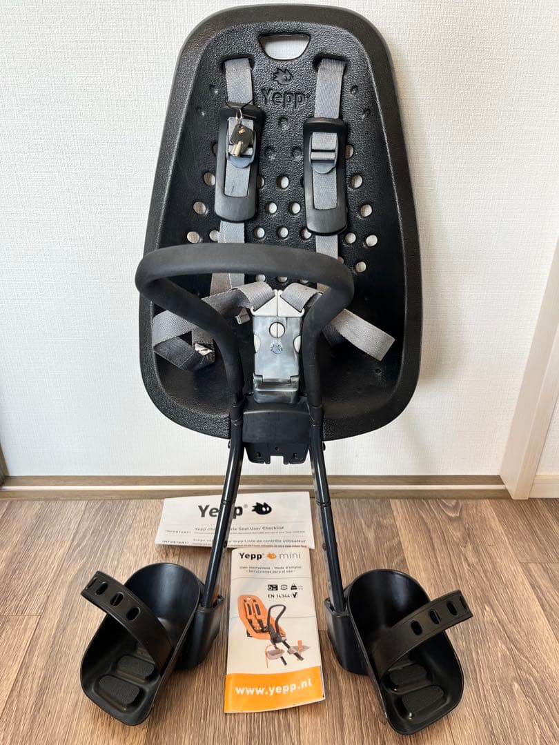 Yepp Mini 自転車用チャイルドシート ブラック