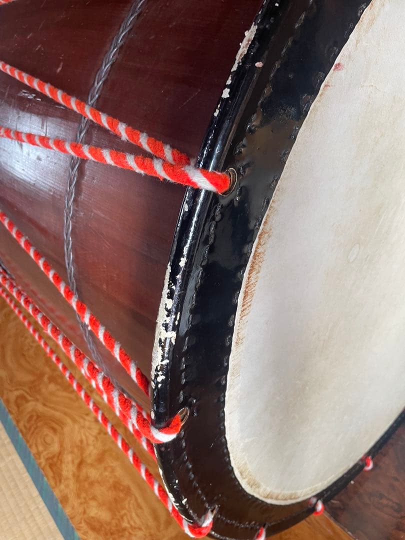 和太鼓 2個 直径 約80cm　盆踊り 夏祭り 祭り