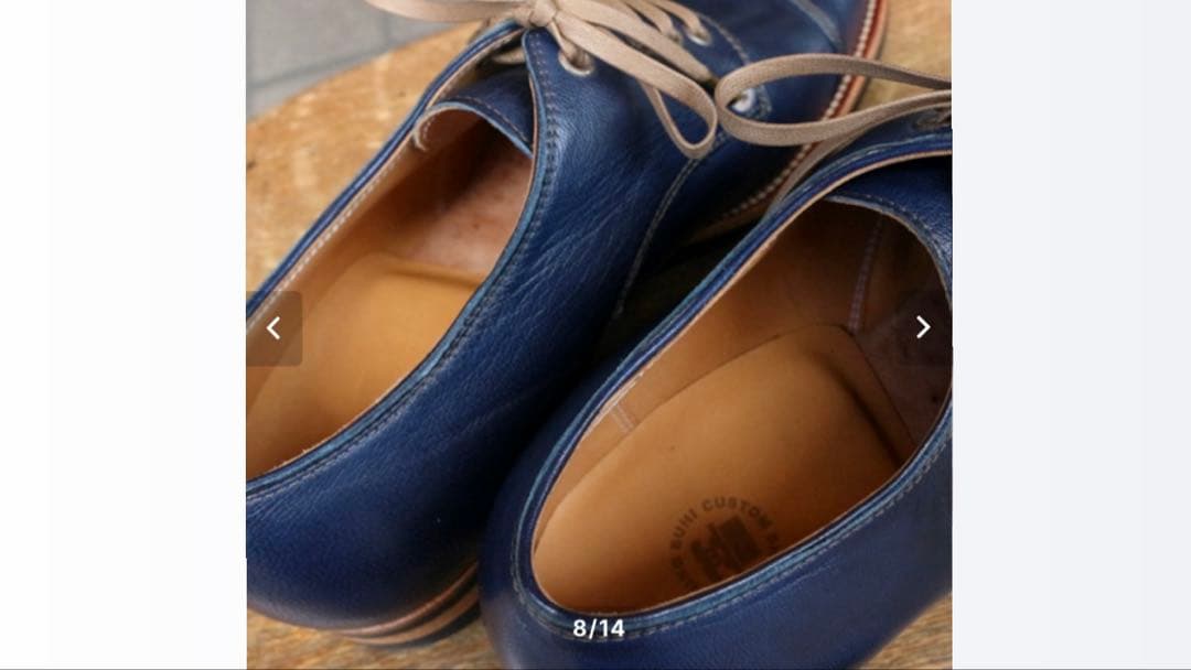 限定一足 ブヒ シューズ キッドレザー オールデン プレーントゥ レッドウイング