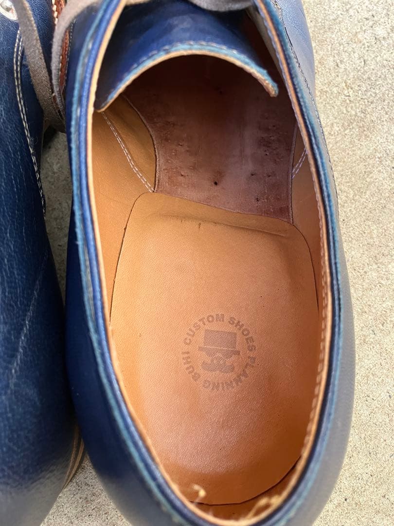 限定一足 ブヒ シューズ キッドレザー オールデン プレーントゥ レッドウイング