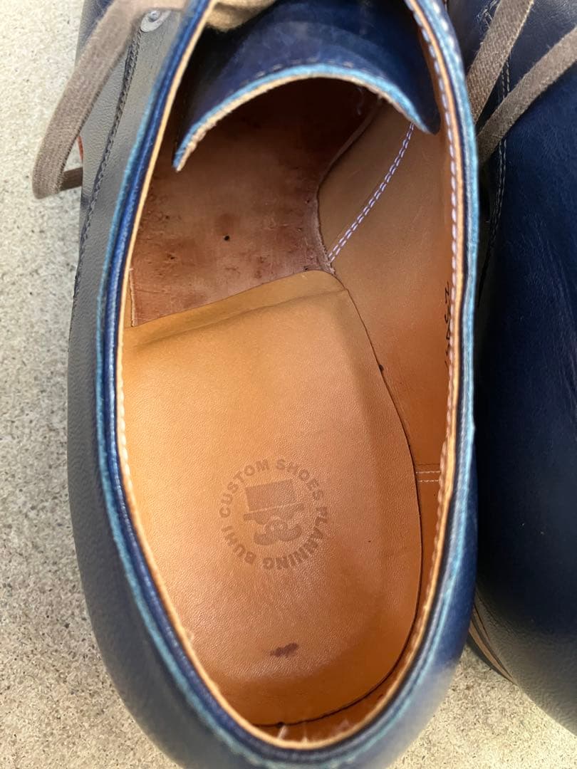 限定一足 ブヒ シューズ キッドレザー オールデン プレーントゥ レッドウイング