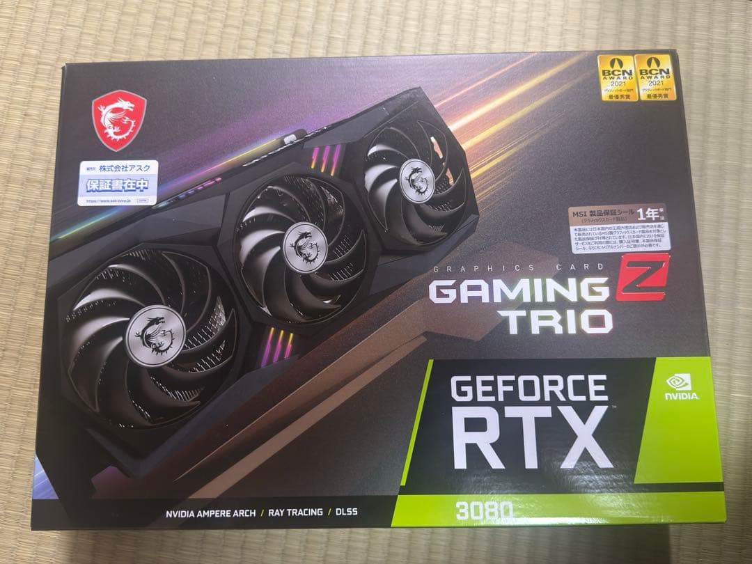 グラフィックボード・グラボ・ビデオカード GeForce RTX 3080 GAMING Z TRIO 12G LHR