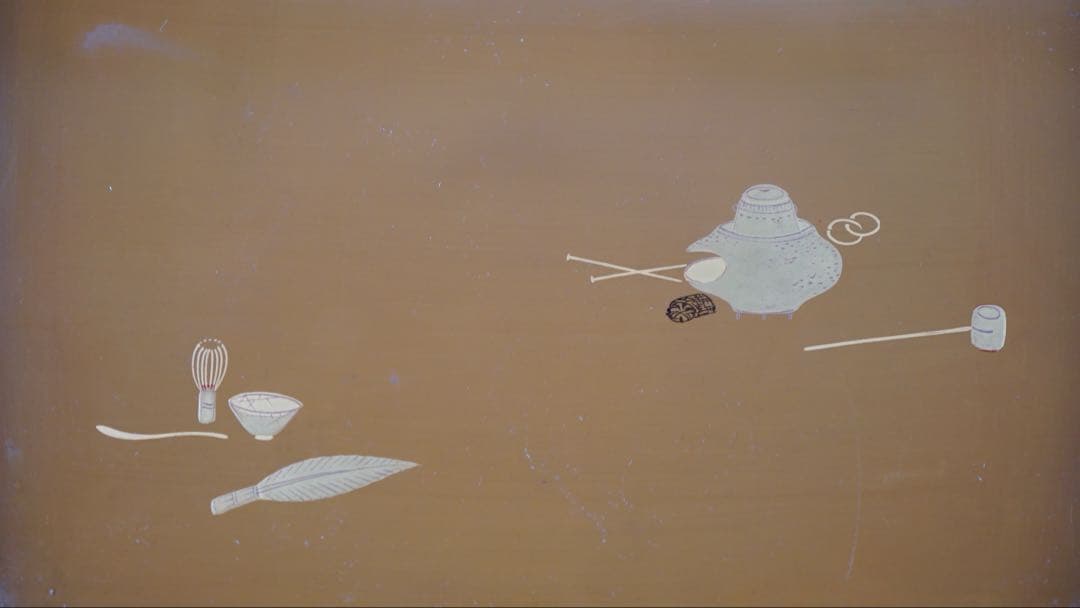 時代　漆器　蒔絵　吸物膳　10客　共箱　木製