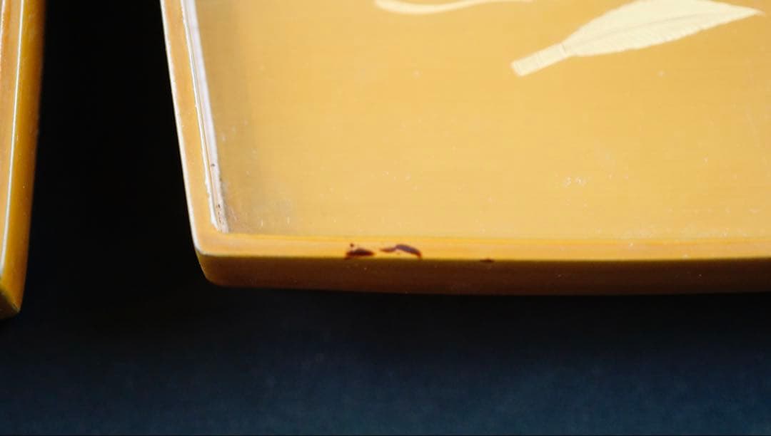 時代　漆器　蒔絵　吸物膳　10客　共箱　木製