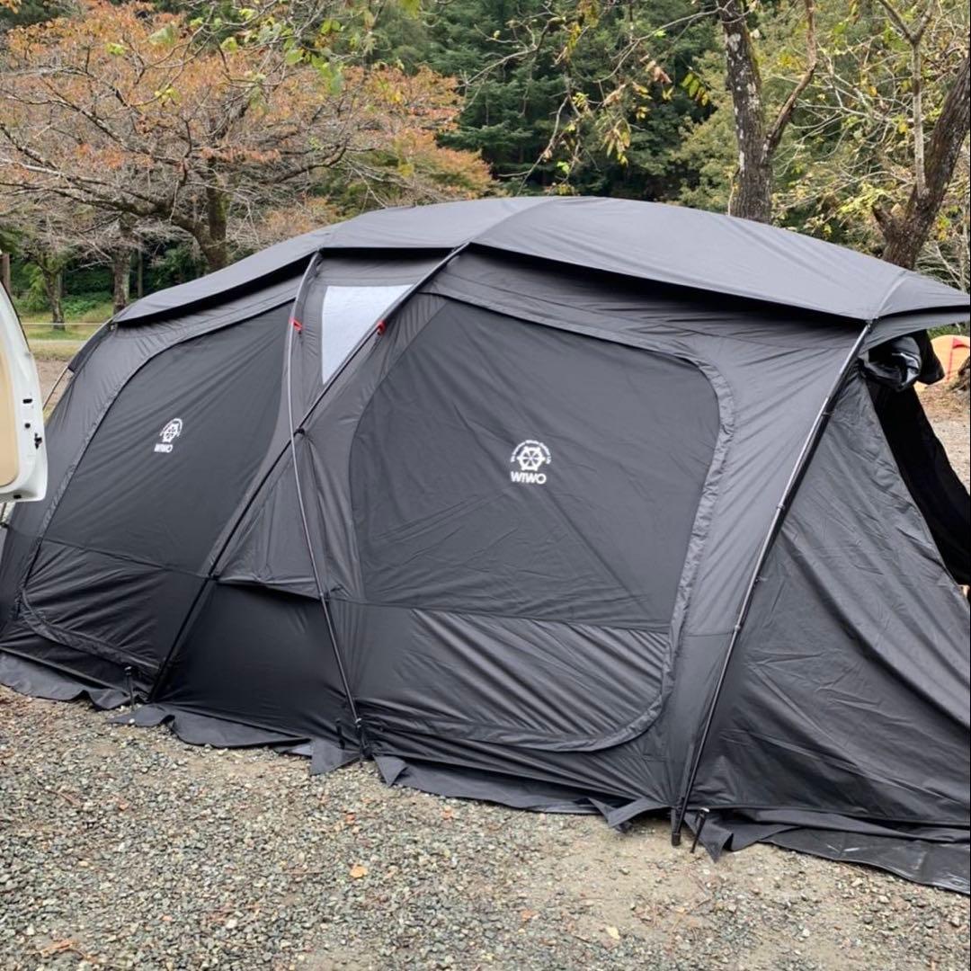WIWO ウィーオ ジュネスラバーハウス ツールームテント(ブラック)