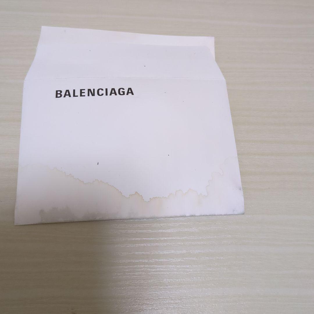 BALENCIAGA ブラックレザー名刺入れ　箱付き