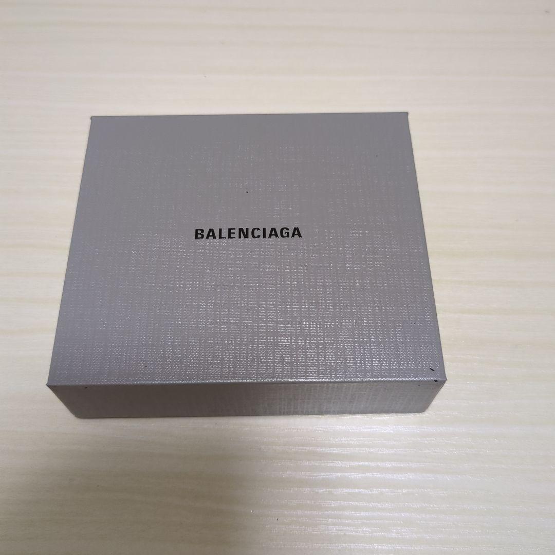 BALENCIAGA ブラックレザー名刺入れ　箱付き
