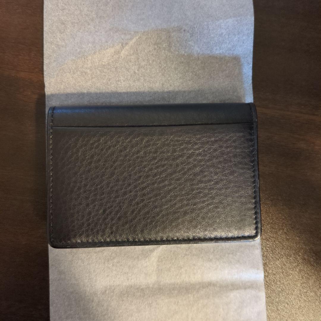 BALENCIAGA ブラックレザー名刺入れ　箱付き