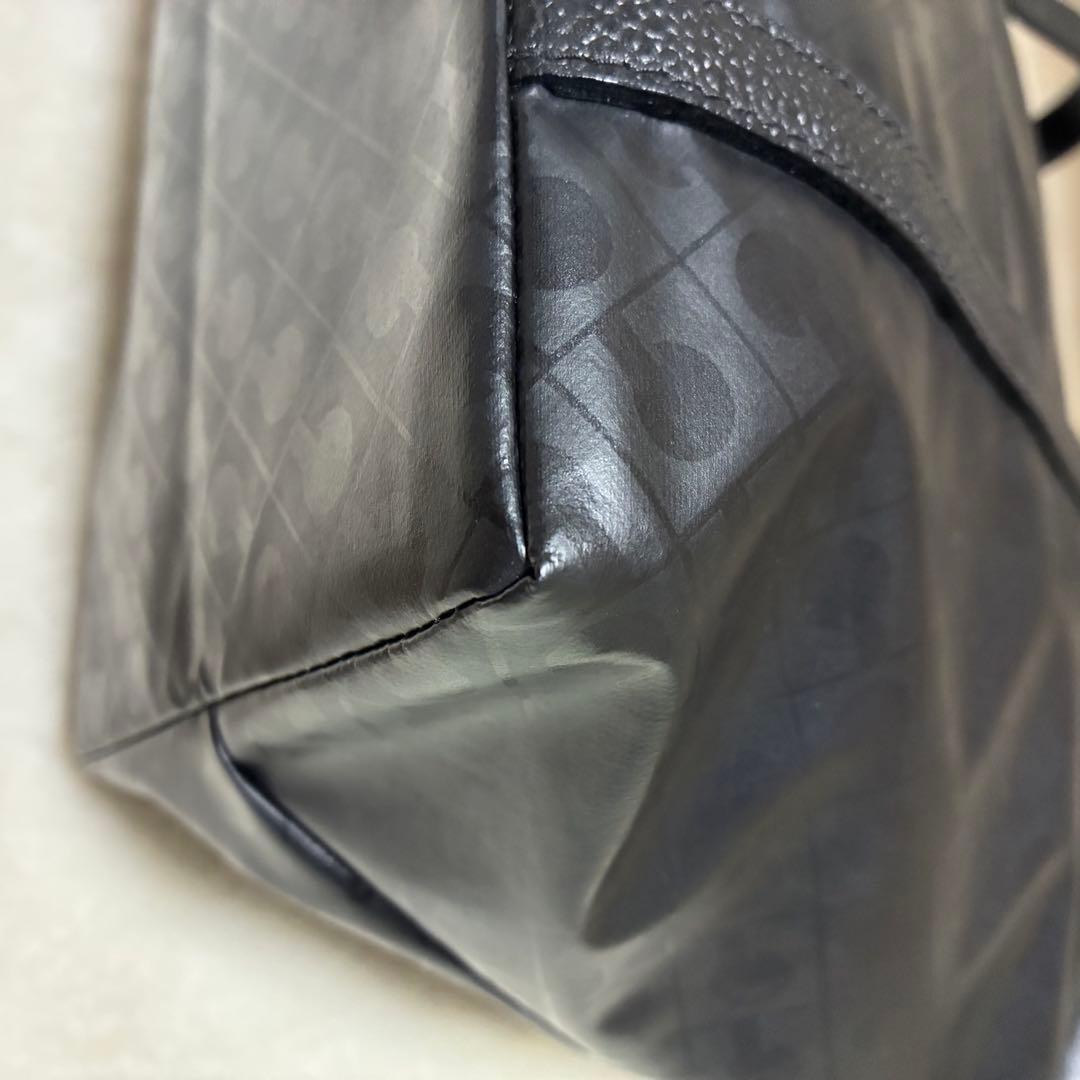 美品✨ゲラルディーニ トートバッグ ソフティ ブラック イタリア製