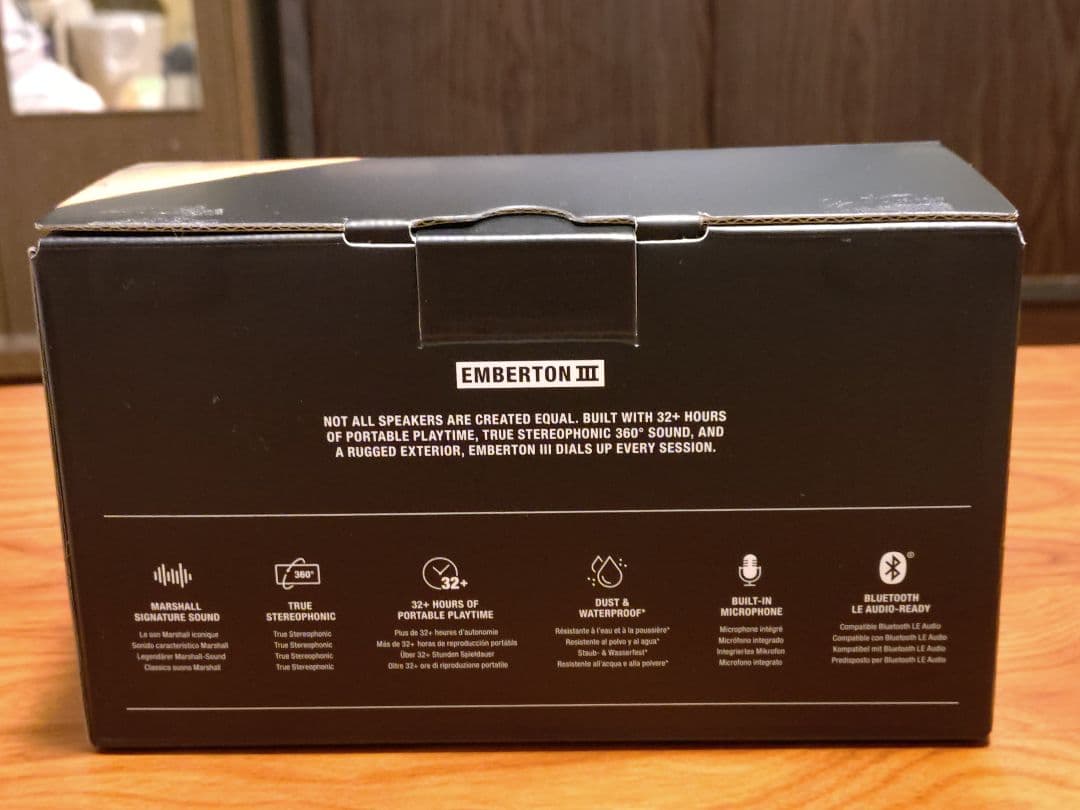 カ*キ様 Marshall Emberton III ブラック&ブラス