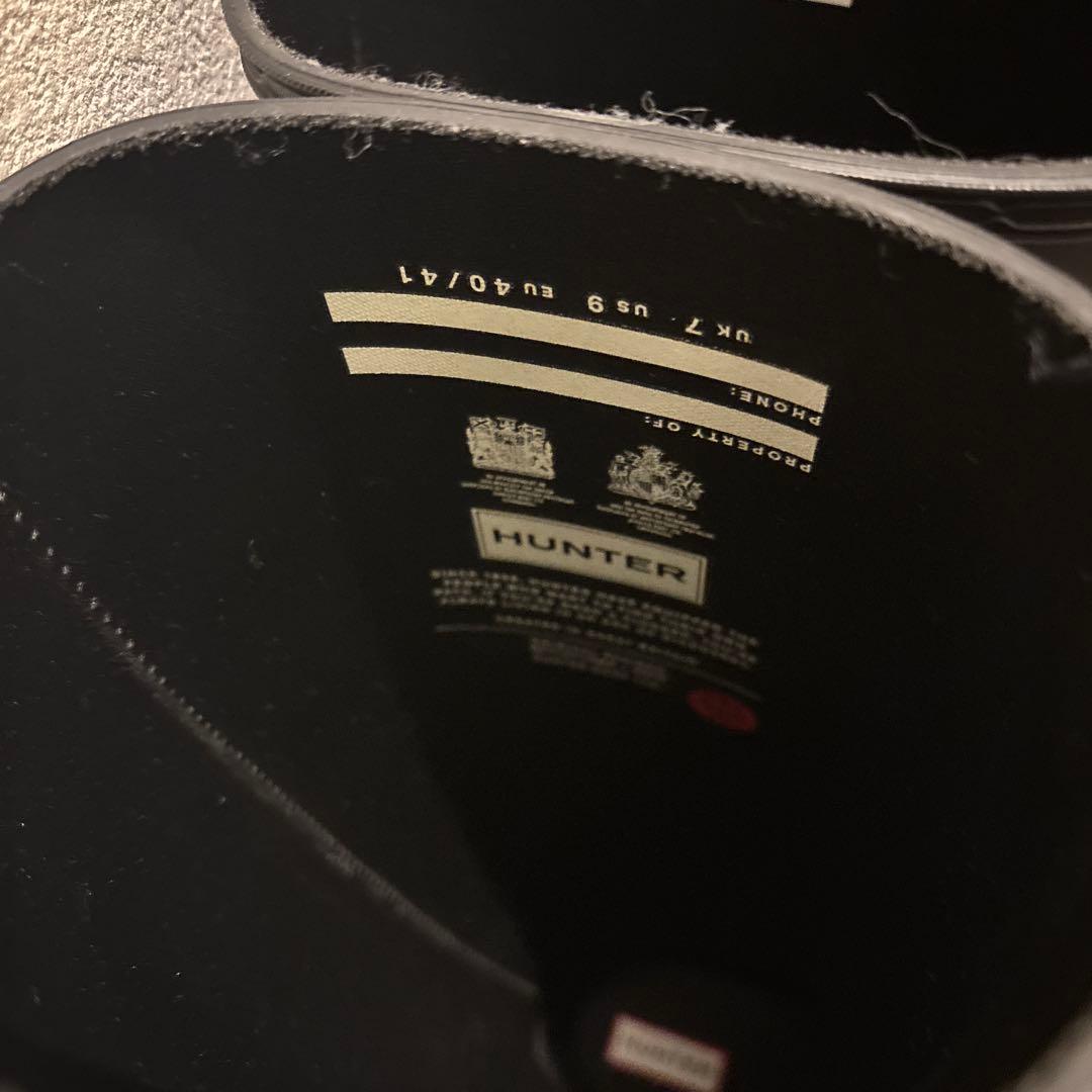 超美品未使用級　HUNTER　ハンター　レインブーツ　長靴