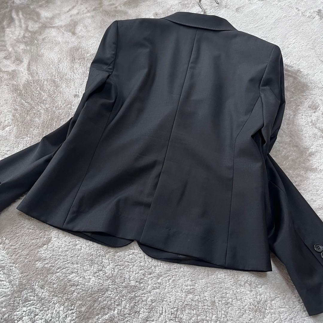 極美品　23区　24ss ラフィーネウール セットアップ　黒　38