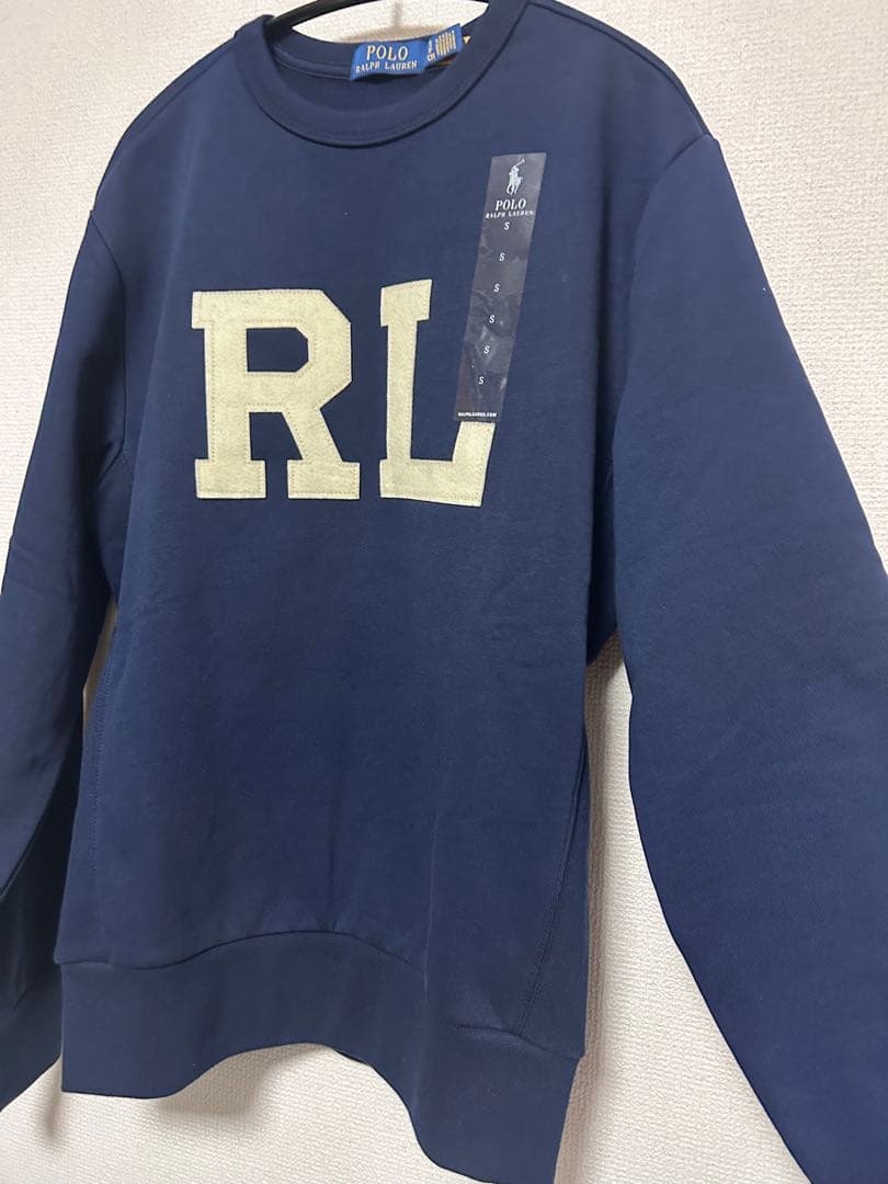 Polo Ralph Lauren RLロゴトレーナー ネイビー　Lサイズ
