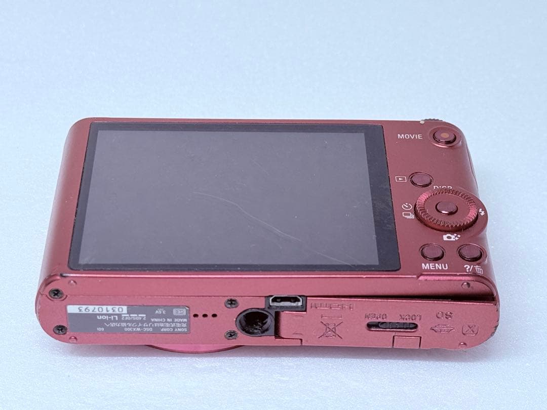 SONY DSC-WX300 レッド 動作確認済 コンデジ お買得 人気モデル