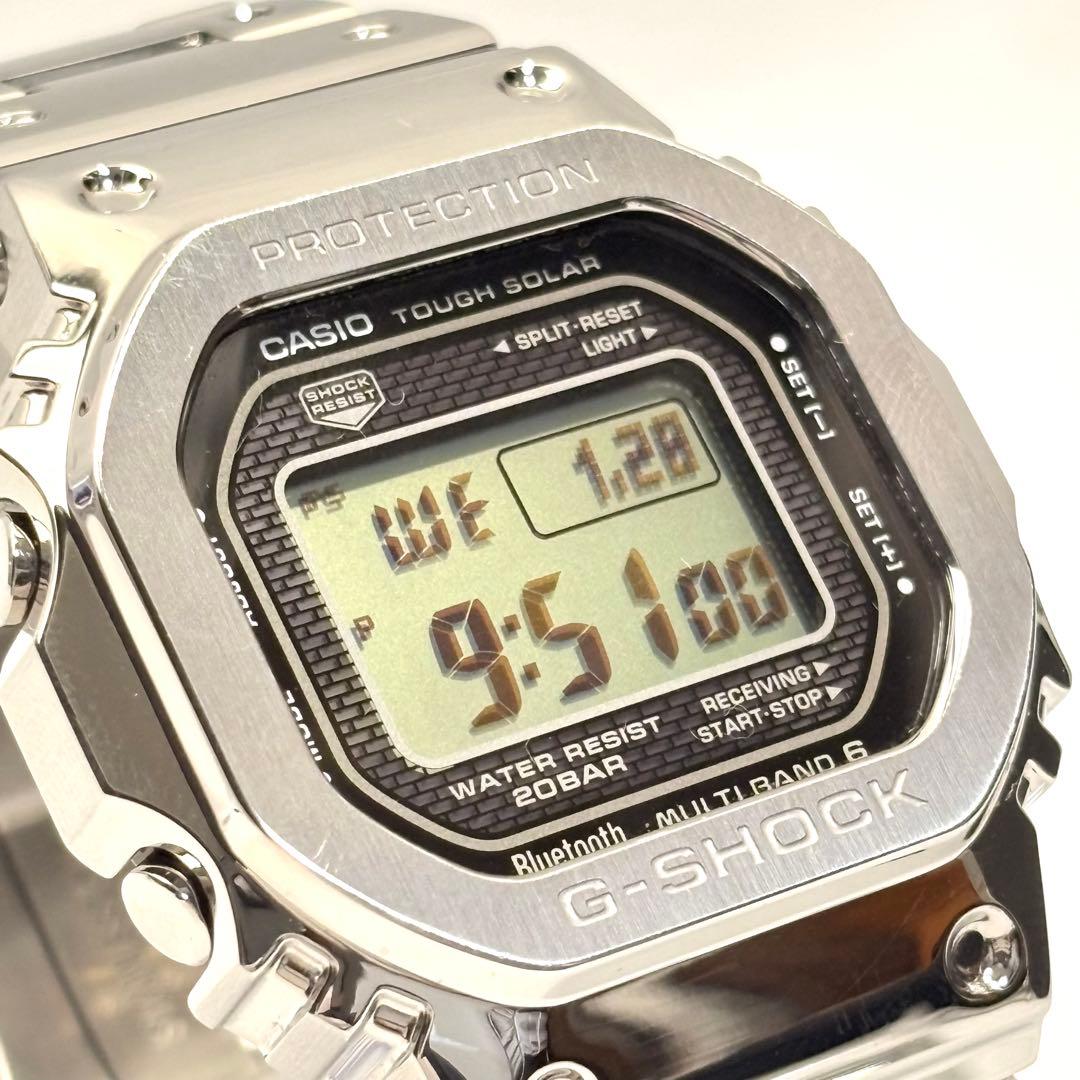 超美品 カシオ Gショック GMW-B5000D-1JF ソーラー デジタル