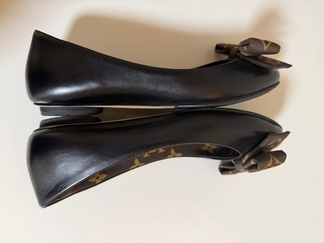 LOUIS VUITTON ポピライン・バレリーナ（フラット）