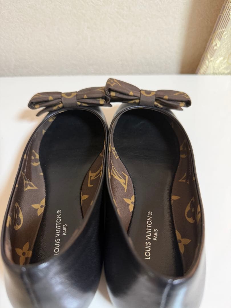 LOUIS VUITTON ポピライン・バレリーナ（フラット）