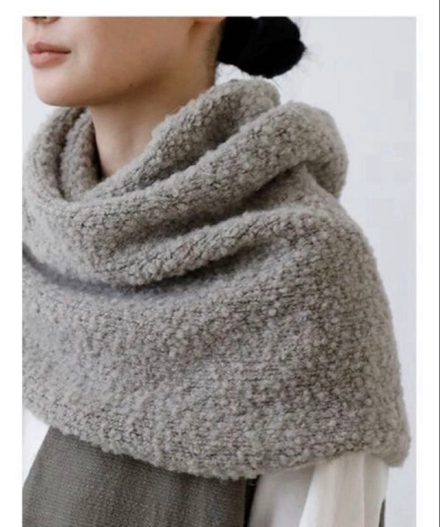 evam eva アルパカスヌード alpaca wool snood