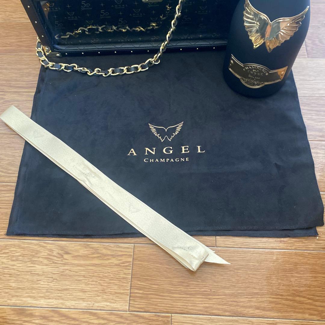 エンジェル シャンパン5th 5周年ケース　空き瓶　5周年限定クロス　リボン付き