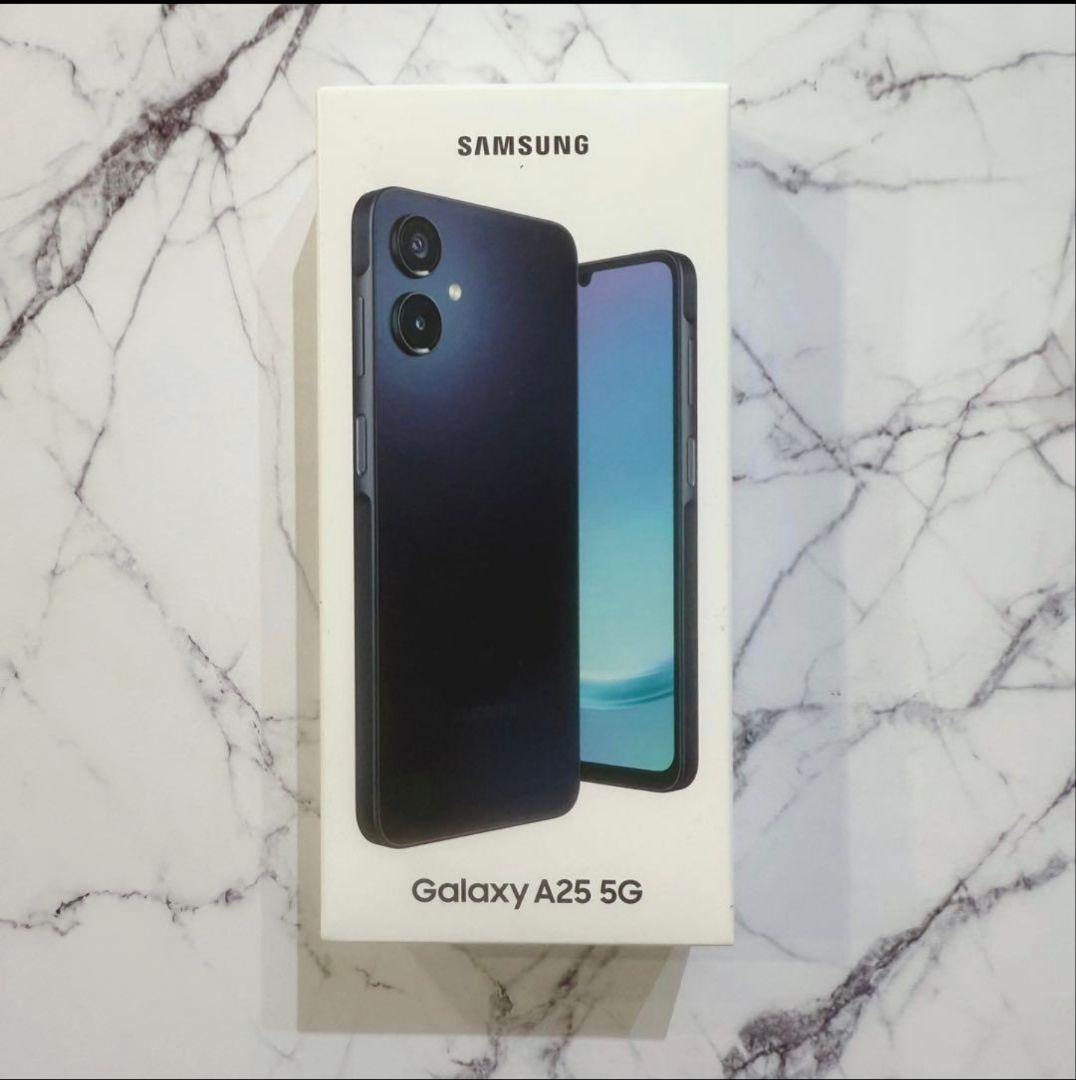 【新品未使用品】Samsung Galaxy A25 5G　本体 ブラック