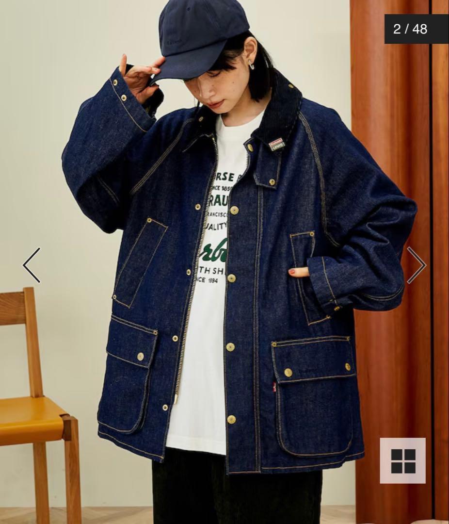 Levi's × Barbour OS Bedale Denim Jacket