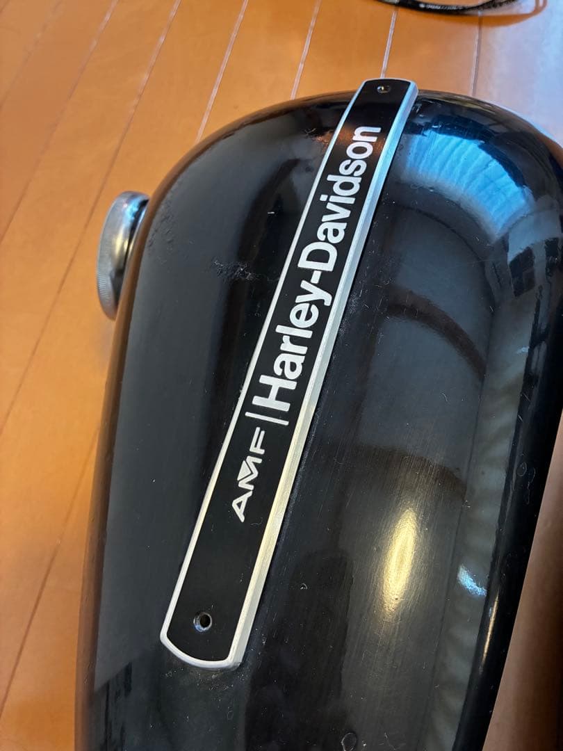 AMF Harley-Davidson 黒 セパレートタンク 2個左右　ショベル