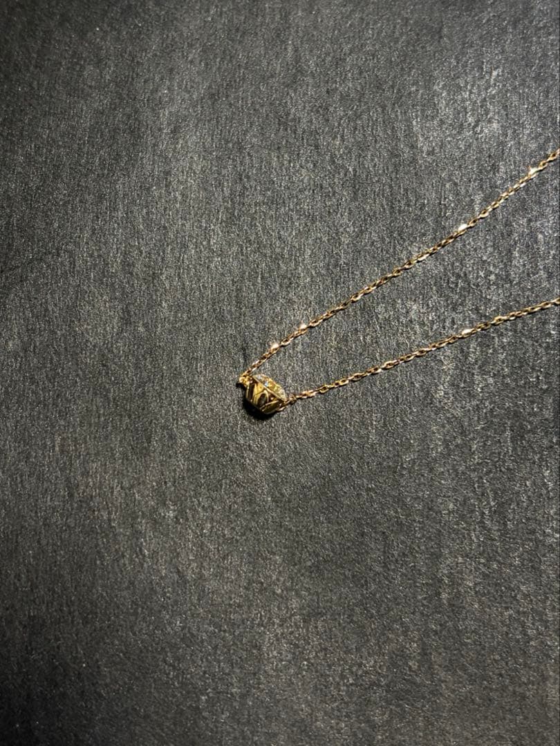 【あいか】ageteネックレス（K18ダイヤモンドネックレス（0.3ct）