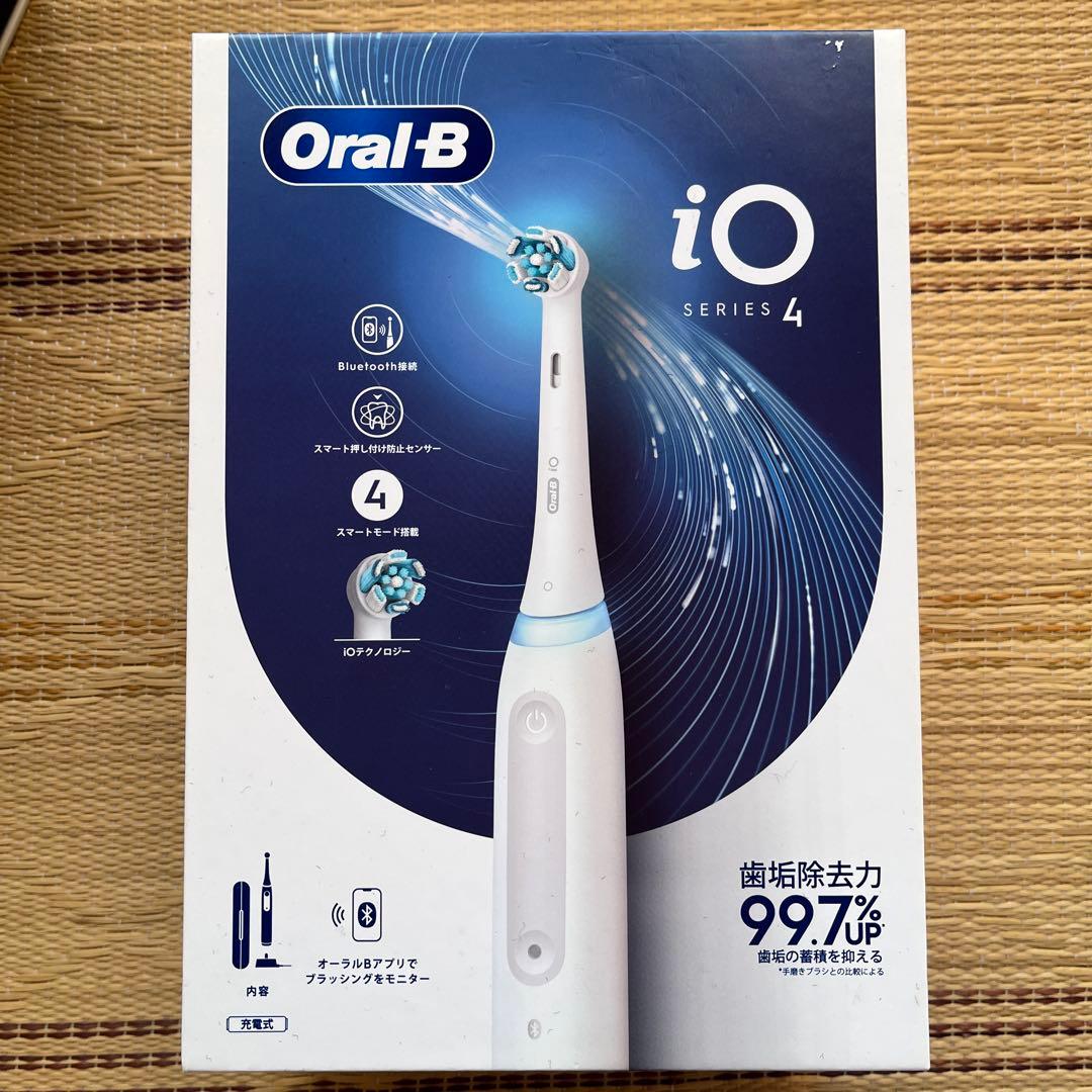 BRAUN Oral-B iO4 IOG41A61KWT 替えブラシ3本付き！