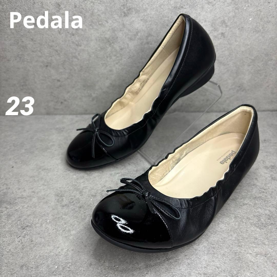 展示品未使用！Pedala アシックスペダラ ウォーキング バレエシューズ 黒
