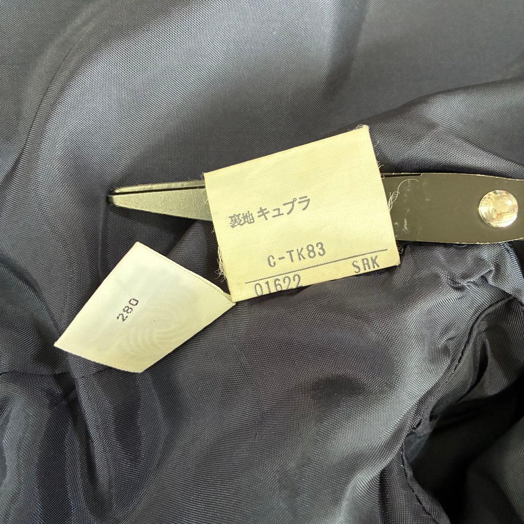 Burberrys 紺ブレ ダブル 160A 金ボタン テーラード ネイビー