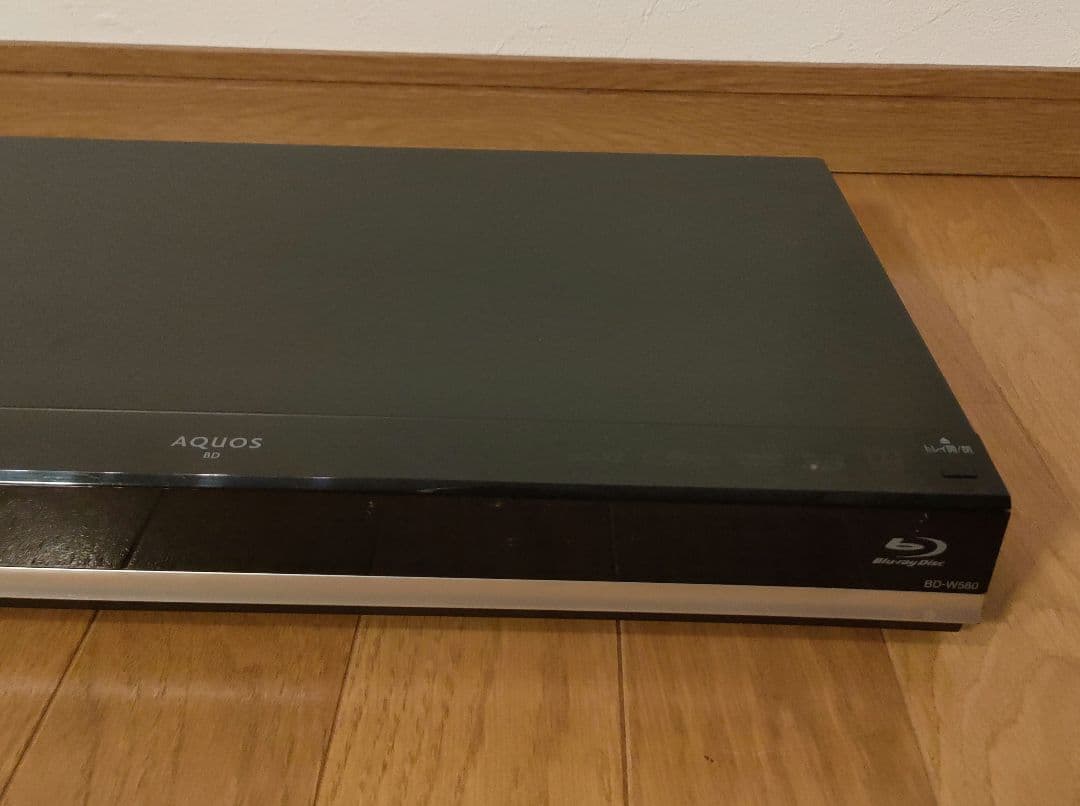 SHARP ブルーレイレコーダー BD-W580 2015年製 互換リモコン付①