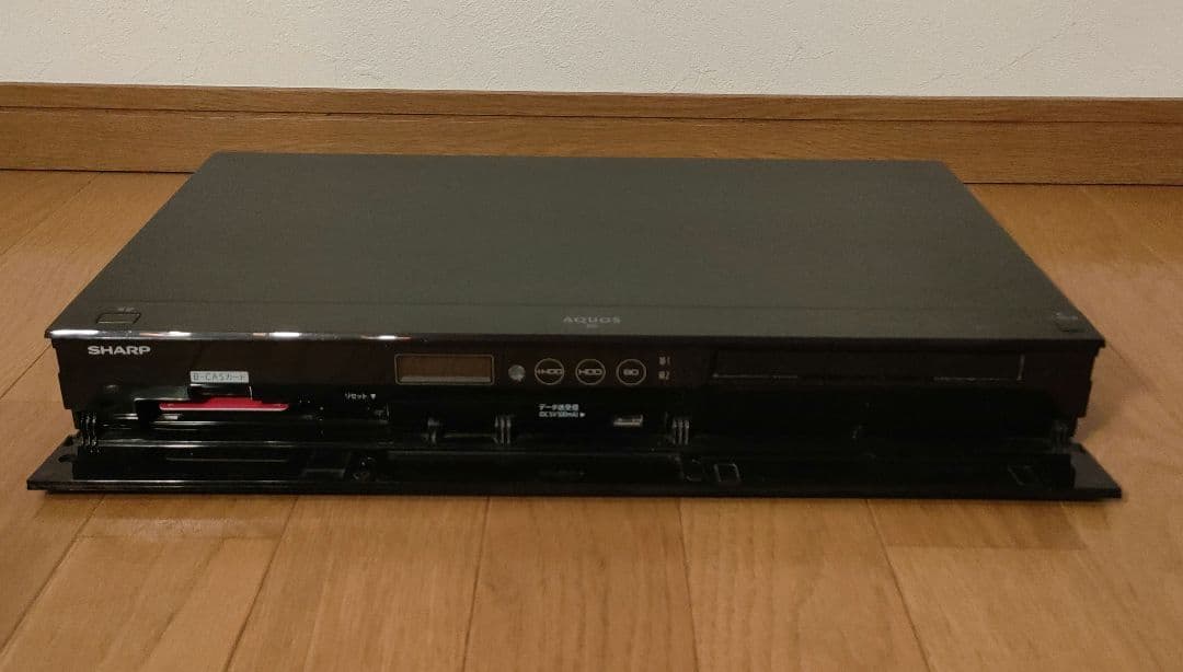 SHARP ブルーレイレコーダー BD-W580 2015年製 互換リモコン付①