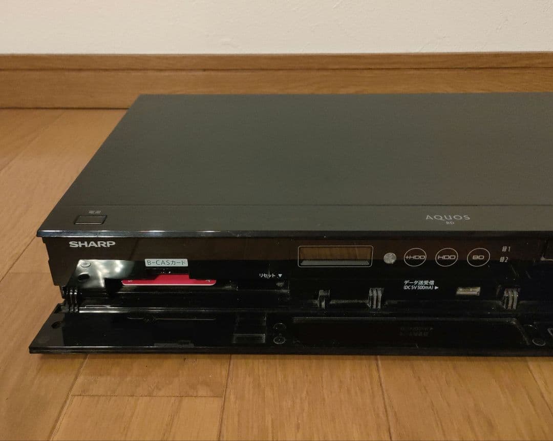 SHARP ブルーレイレコーダー BD-W580 2015年製 互換リモコン付①
