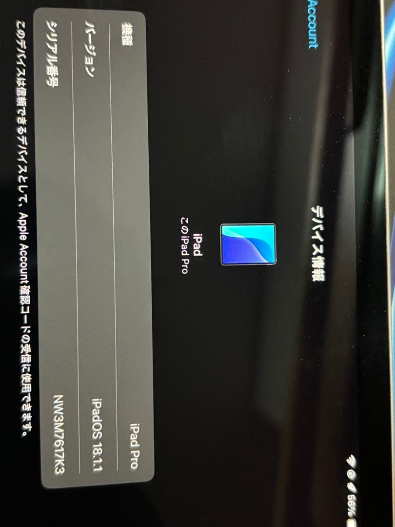 iPad Pro 第４世代　11インチ　128GB