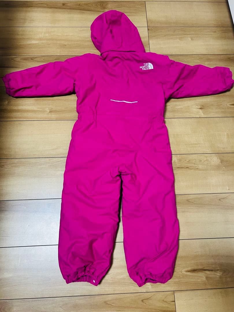 ノースフェイス　子供用スキーウェア　ピンク色　100