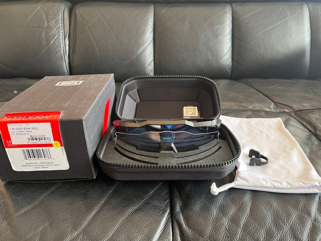 100% サングラス　Speed Craft スピードクラフト　マットブラック