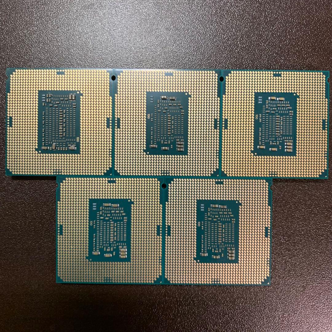 i5-7500 4枚 i5-8400 1枚