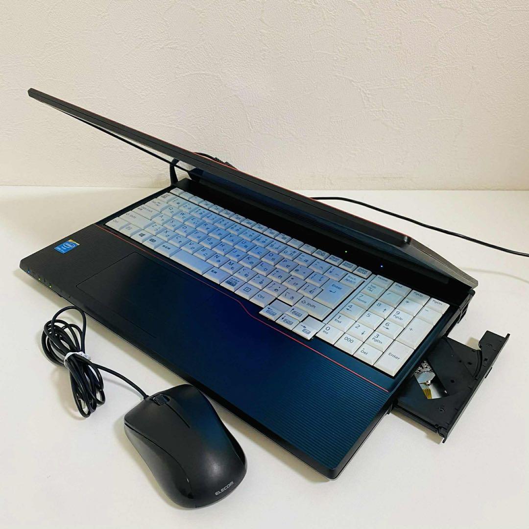 Y68 富士通ノートパソコン i7メモリ8G高速 Windows11オフィス付き