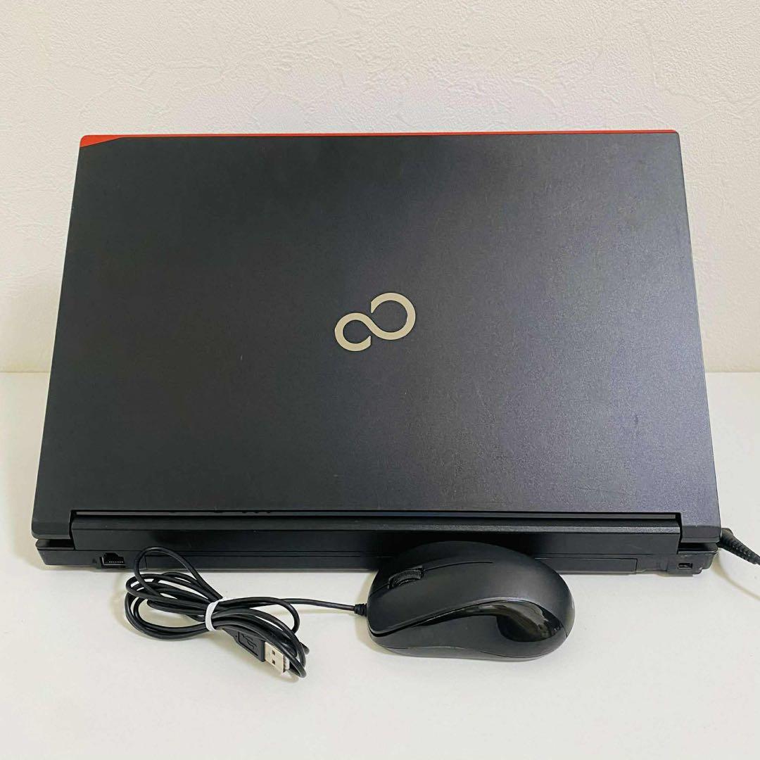 Y68 富士通ノートパソコン i7メモリ8G高速 Windows11オフィス付き