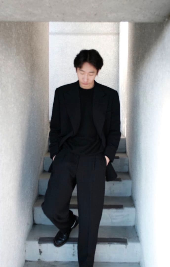 【54】GIORGIO ARMANI ダブル スーツセットアップ イタリア製