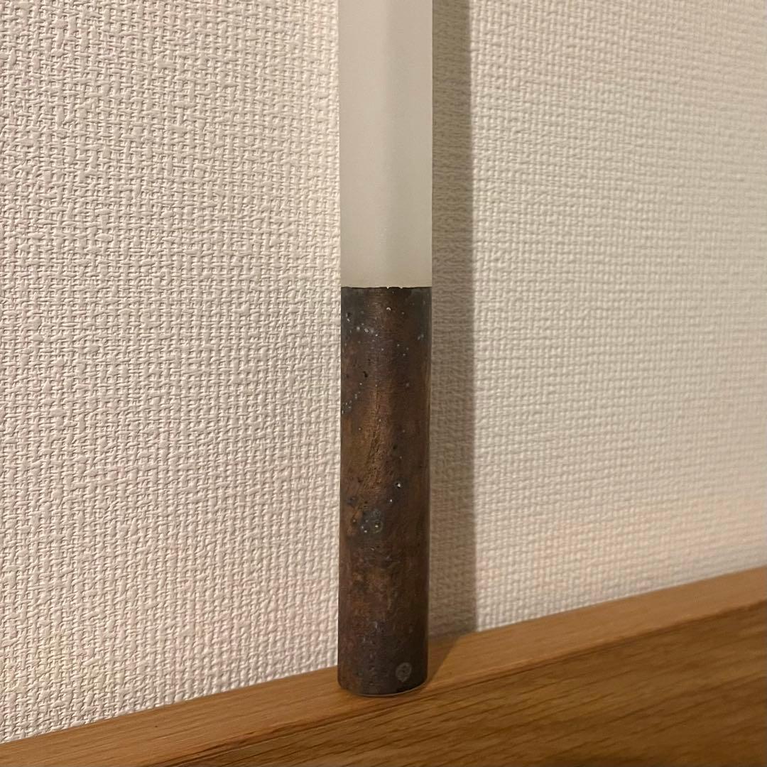 【未使用品】津田清和さん 作　銀彩掛花入