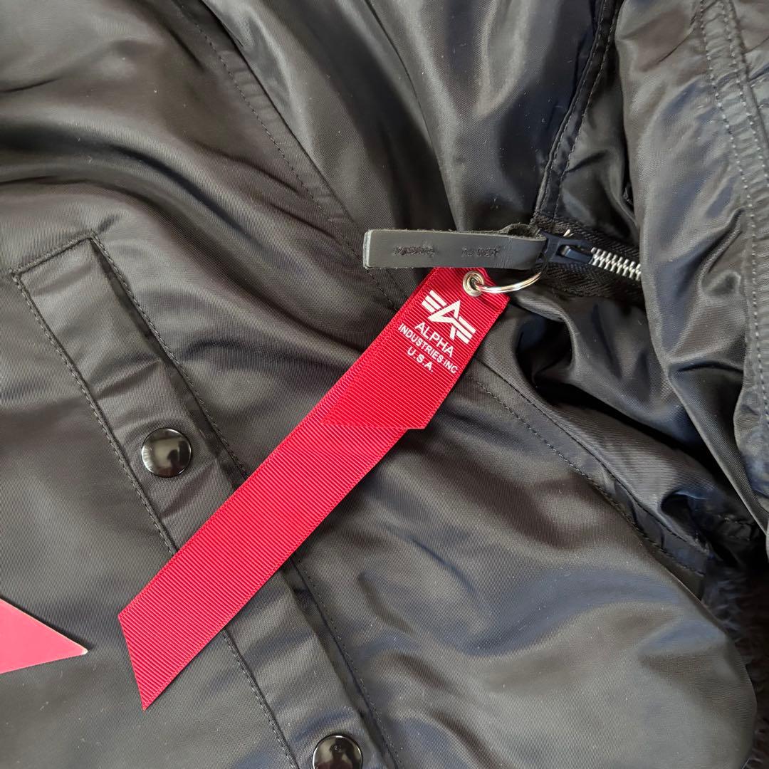 【超美品】ALPHA INDUSTRIES N-3B (4L) ブラック