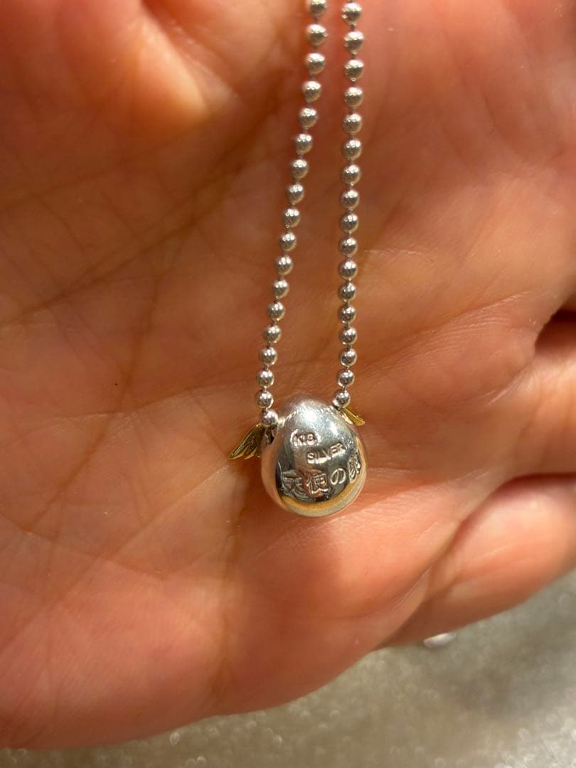 「天使の卵」ネックレス&リングのセット