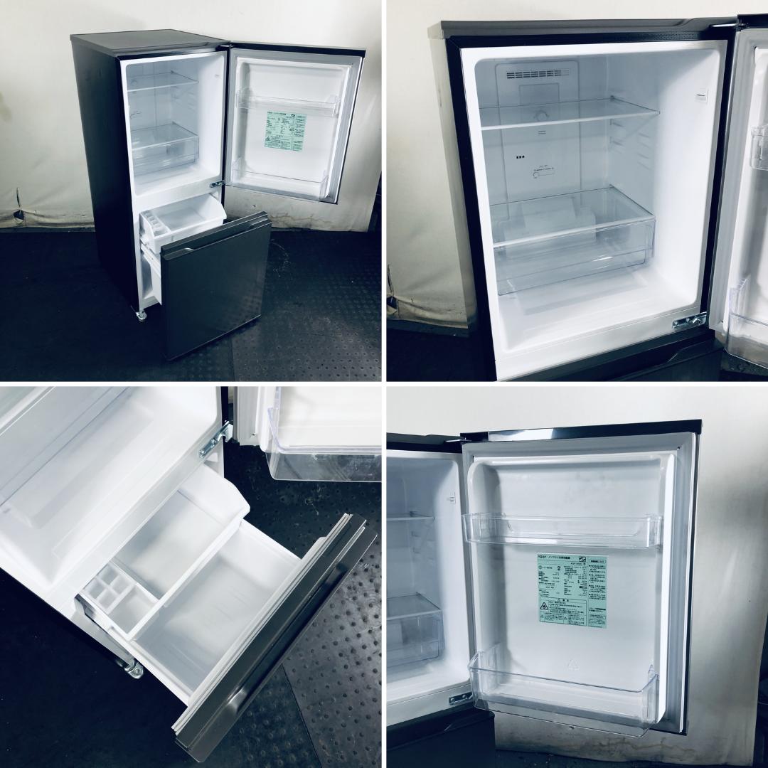 ★送料・設置無料★ 中古 2ドア冷蔵庫 アクア (No.0673)