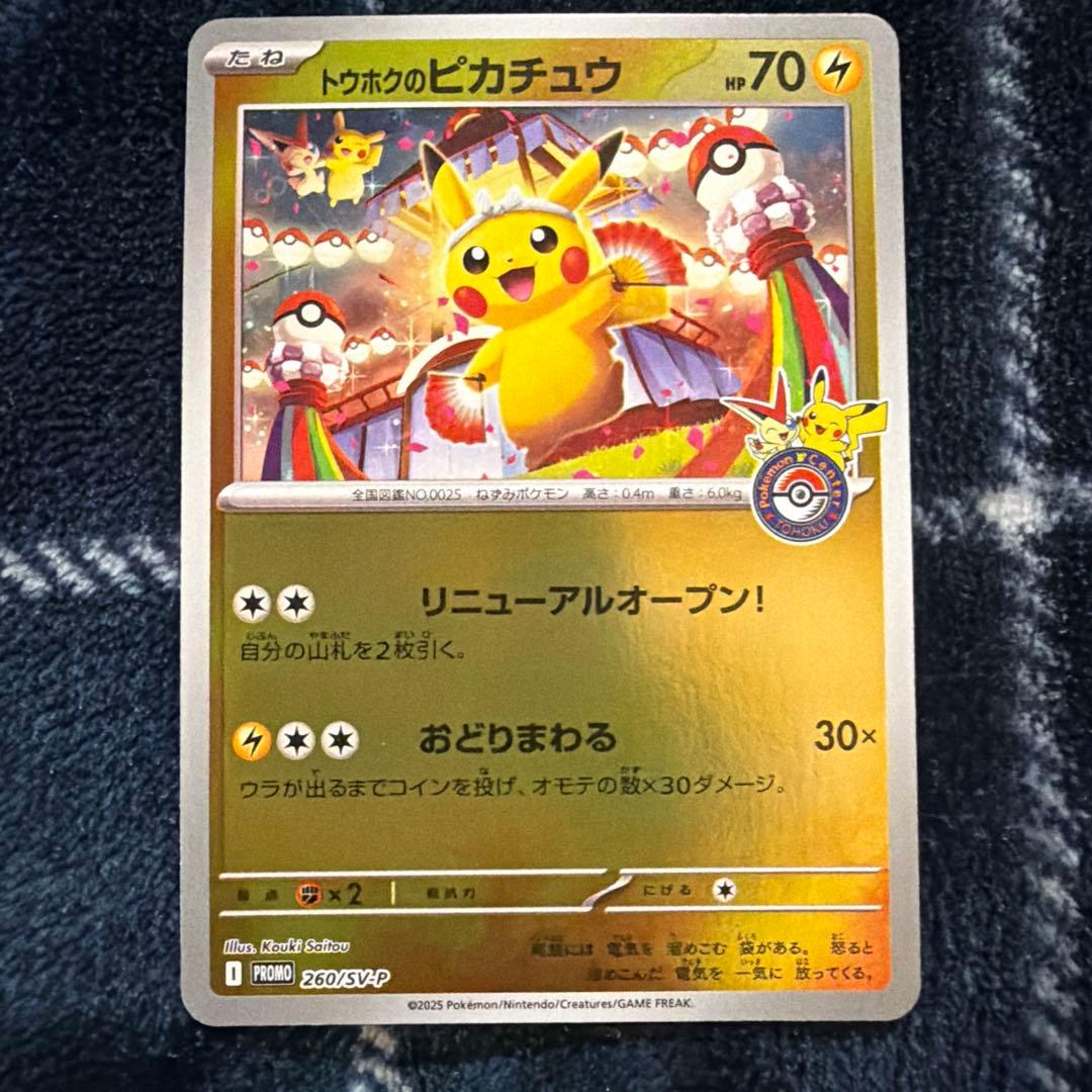 トウホクのピカチュウ