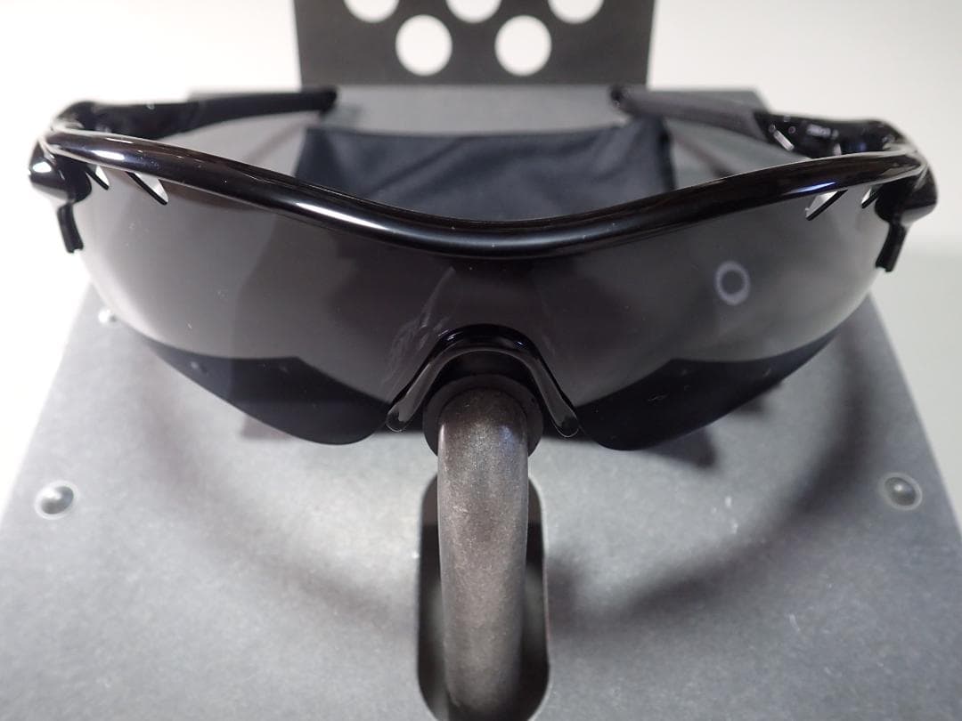 新品 オールブラック レーダーロックパス 偏光レンズ カスタム オークリー