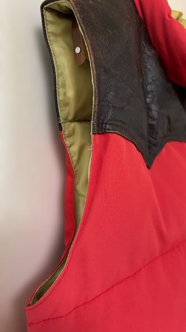 McCoy's ザリアルマッコイズ ヨークレザーベスト　サイズ40