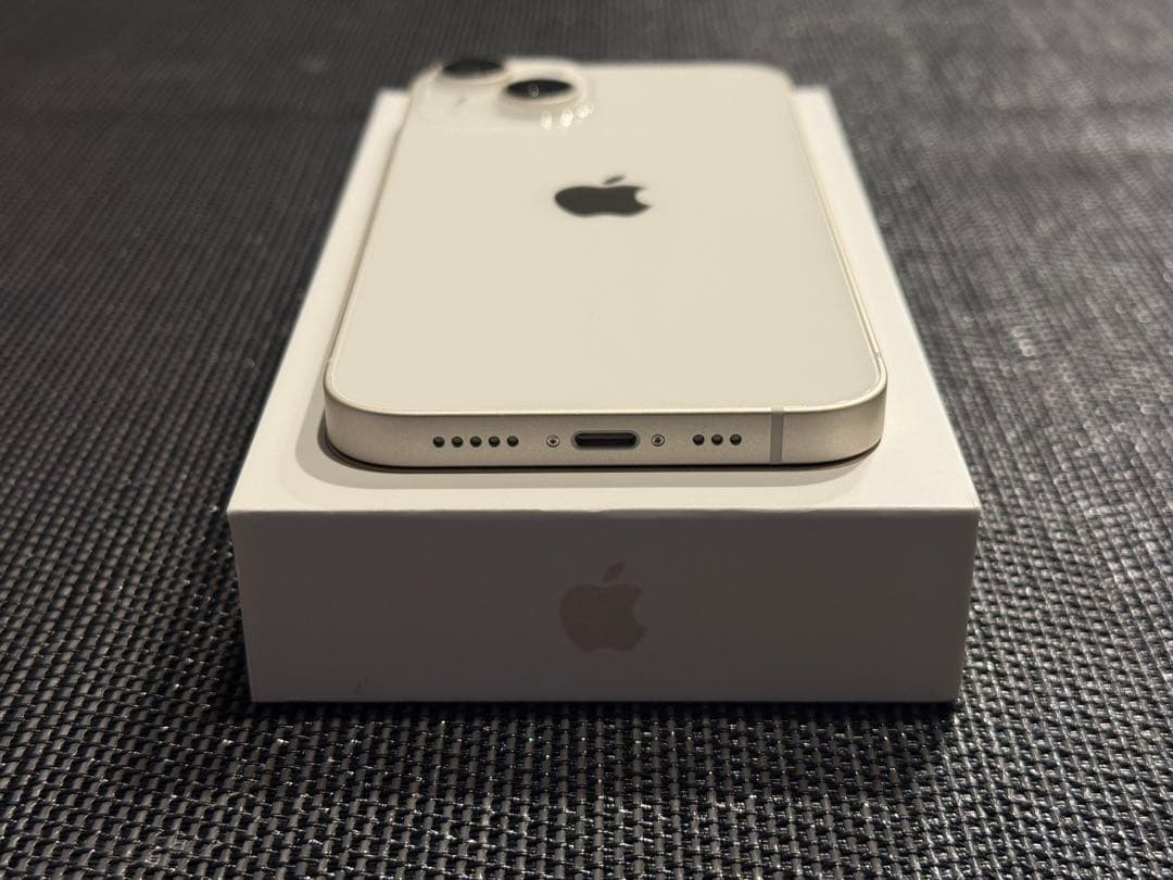 iPhone 14 128GB スターライト SIM フリー 100%バッテリー